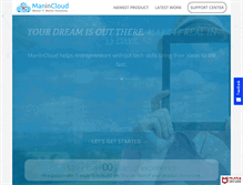 Tablet Screenshot of manincloud.com